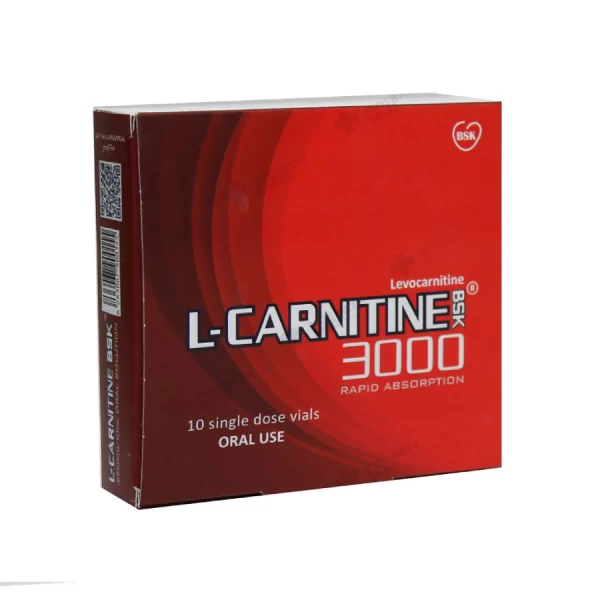 ویال ال کارنیتین 3000 ویال خوراکی ال کارنیتین 3000 | بنیاد سلامت کسری | کاهش وزن، بهبود استقامت و کاهش خستگی